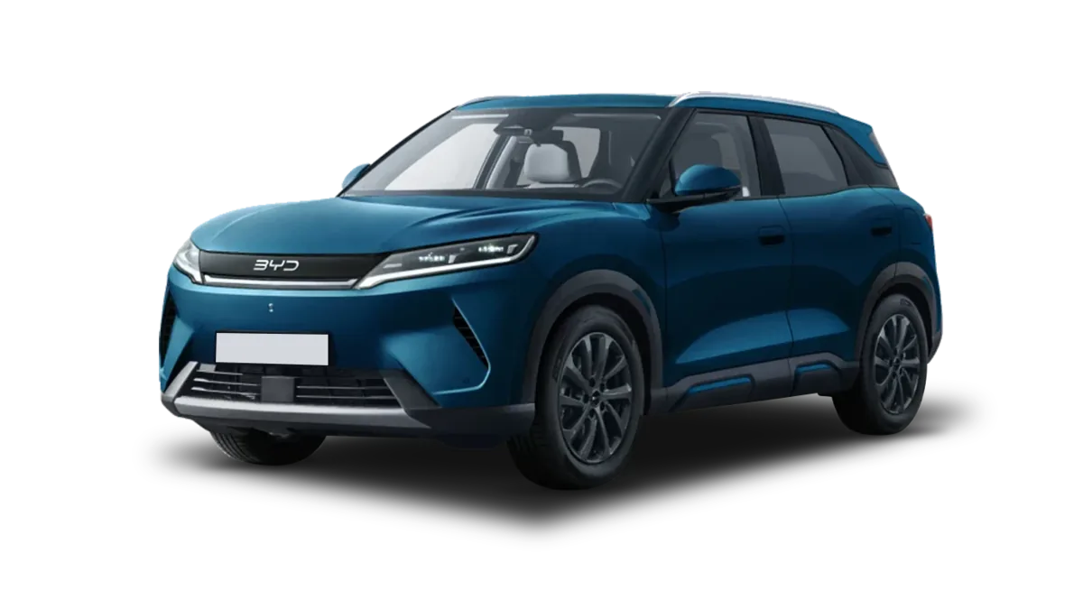 BYD ATTO 2 DM-i Boost, híbrido enchufable, en renting — Lateral