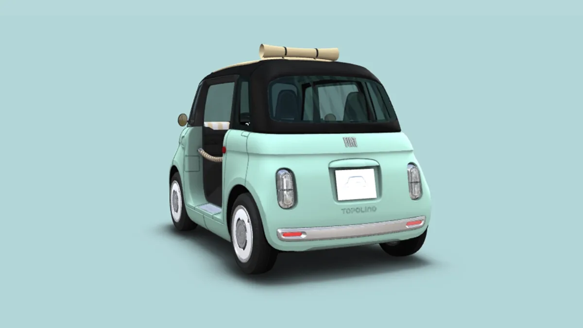 Fiat TOPOLINO DOLCEVITA, 100% eléctrico, en renting — Trasera