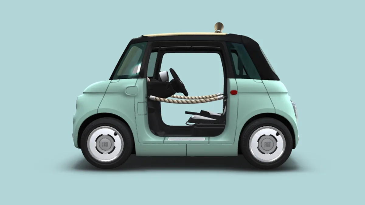 Fiat TOPOLINO DOLCEVITA, 100% eléctrico, en renting — Lateral