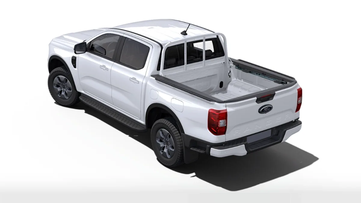 Ford Ranger XLT Doble Cabina 2.3 TVCT PHEV 280CV Automática II, híbrido enchufable, en renting — Trasera