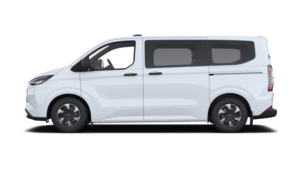 Ford TRANSIT CUSTOM  Kombi BEV 83kWh 100kW 340 L1 Trend, 100% eléctrico, en renting — Lateral