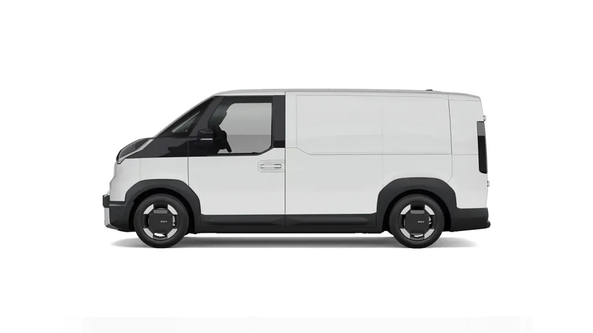 Kia PV5 Cargo L2H1 LR Essential, 100% eléctrico, en renting — Lateral