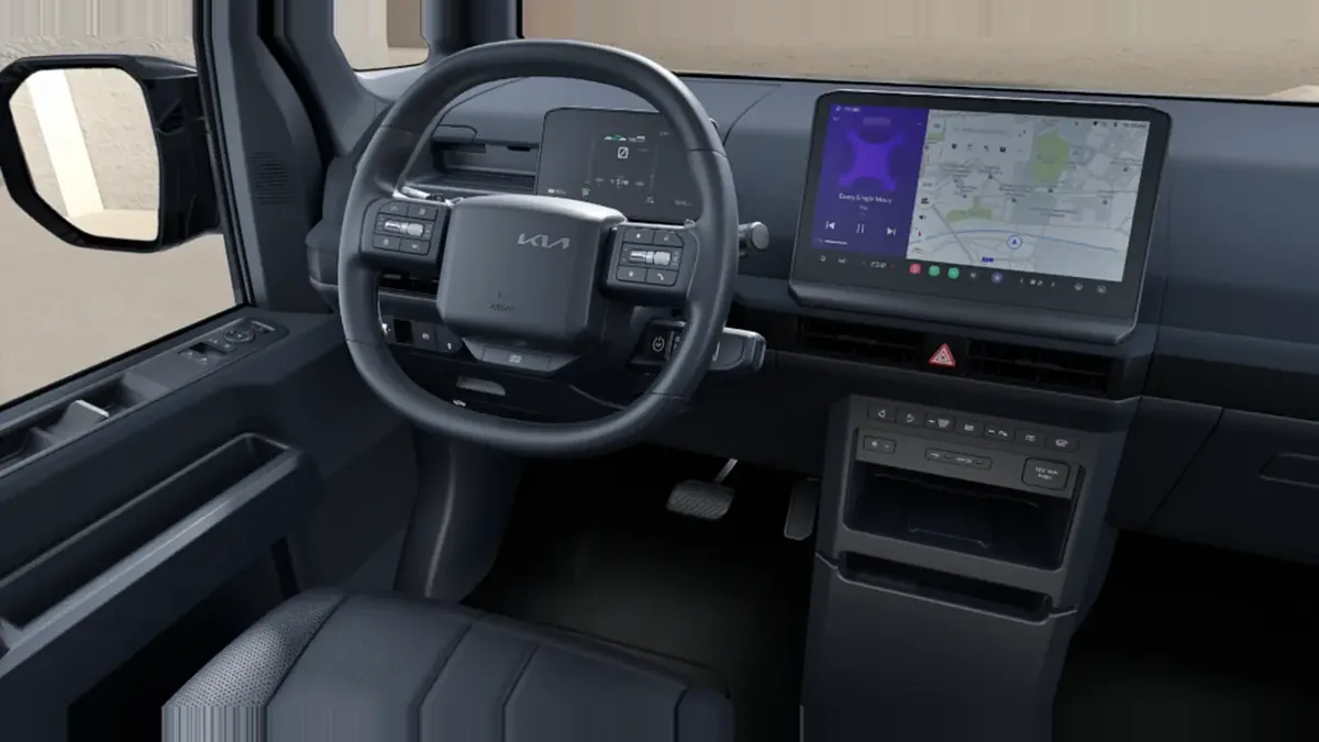 Kia PV5 Passenger L2H1 LR Plus, 100% eléctrico, en renting — Delantera