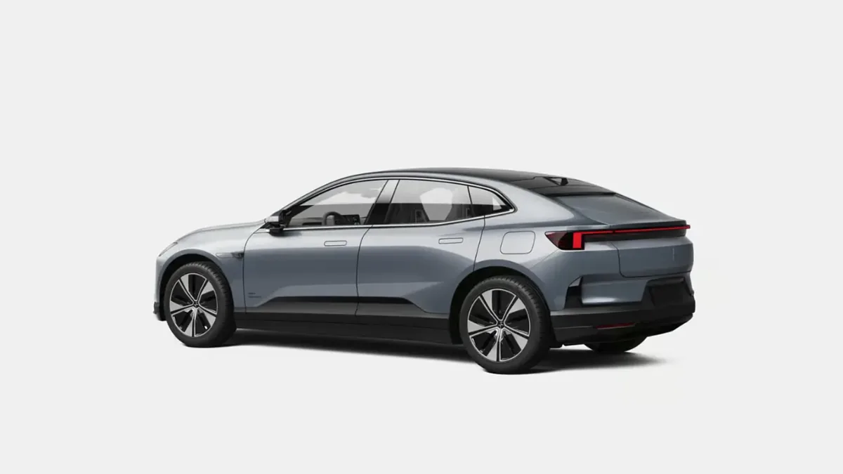 Polestar 4 Long Range Single Motor, 100% eléctrico, en renting — Trasera