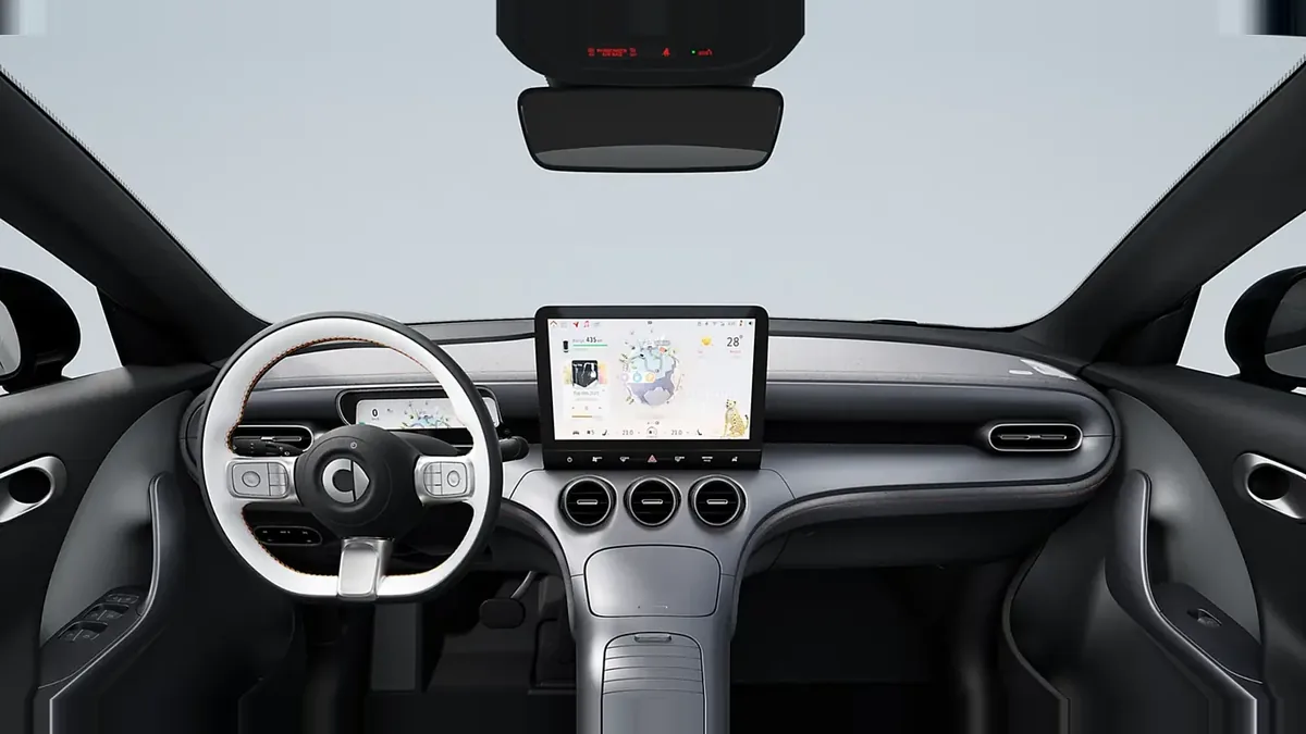 smart #3 Pro, 100% eléctrico, en renting — Interior